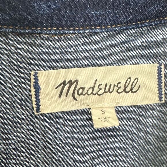 MADEWELL Denim Utility Shirt-Jacket *no belt - Picture 10 of 11